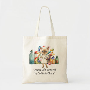 Tote Bag Infirmière avec un texte drôle pour amoureux de le