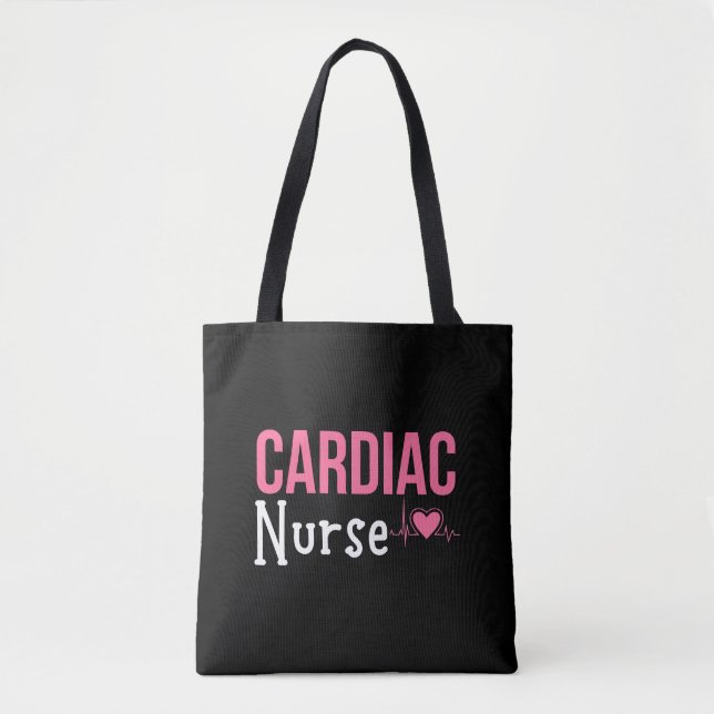 Tote Bag Infirmière Cardiac (Devant)