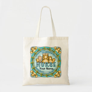 Tote Bag Infirmière de la devise arc-en-ciel