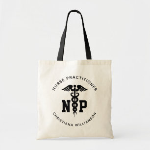 Tote Bag Infirmière de NP personnalisée Praticien Diplôme C