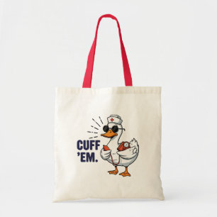 Tote Bag Infirmière drôle d'oie menottée Infirmière d'oie d