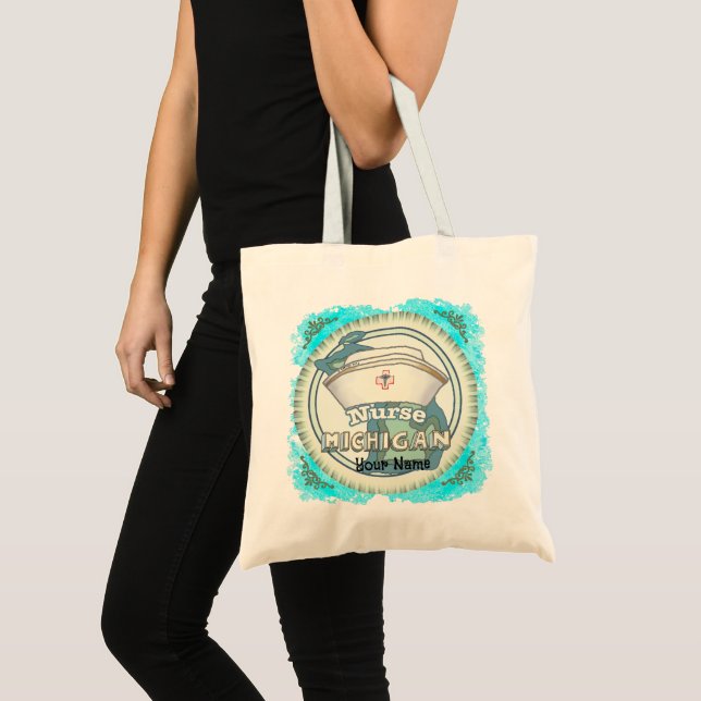 Tote Bag Infirmière du Michigan (Devant (produit))