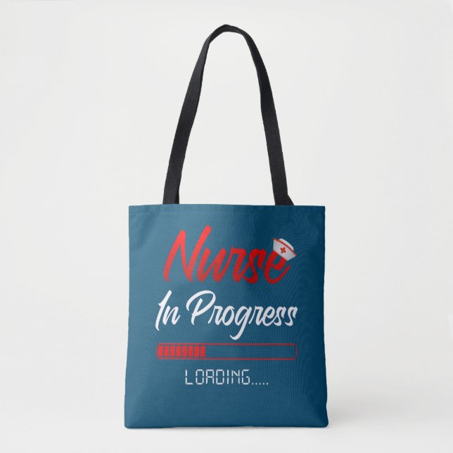 Tote Bag Infirmière en cours École de soins infirmiers Aven (Devant)