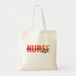 Tote Bag Infirmière en oncologie Typographie moderne