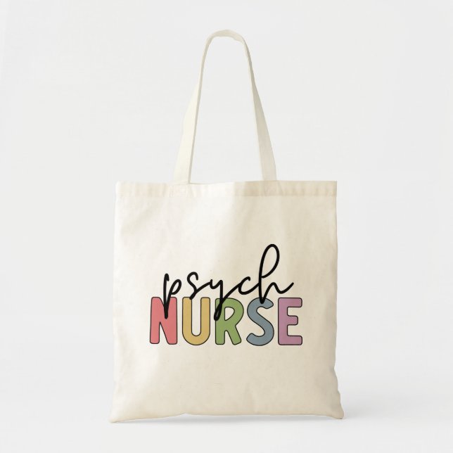 Tote Bag Infirmière en psychiatrie | Infirmière en santé me (Devant)