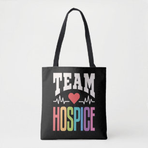 Tote Bag Infirmière en soins palliatifs de l'équipe