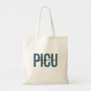 Tote Bag Infirmière en USIP Nom Personnalisé Typographie Gr