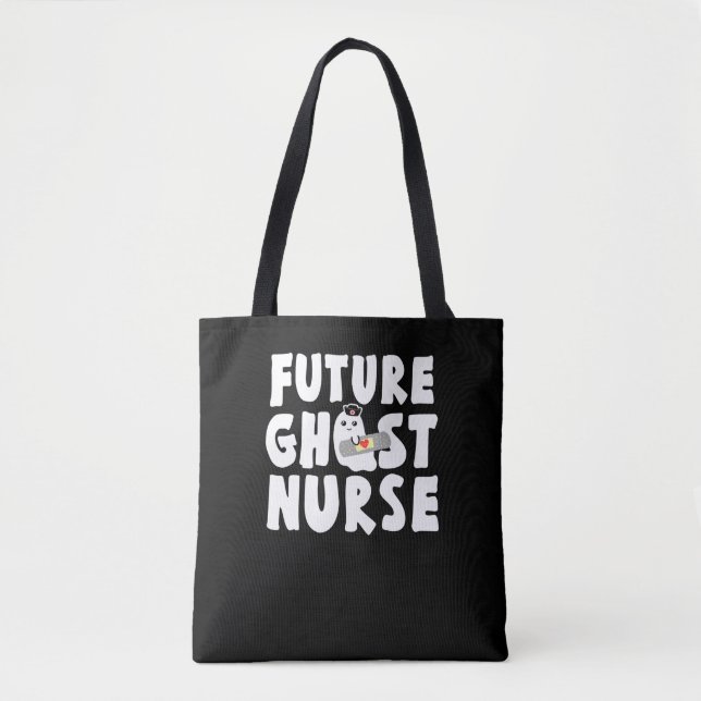 Tote Bag Infirmière fantôme future (Devant)