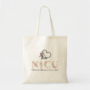 Tote Bag Infirmière Floral NICU