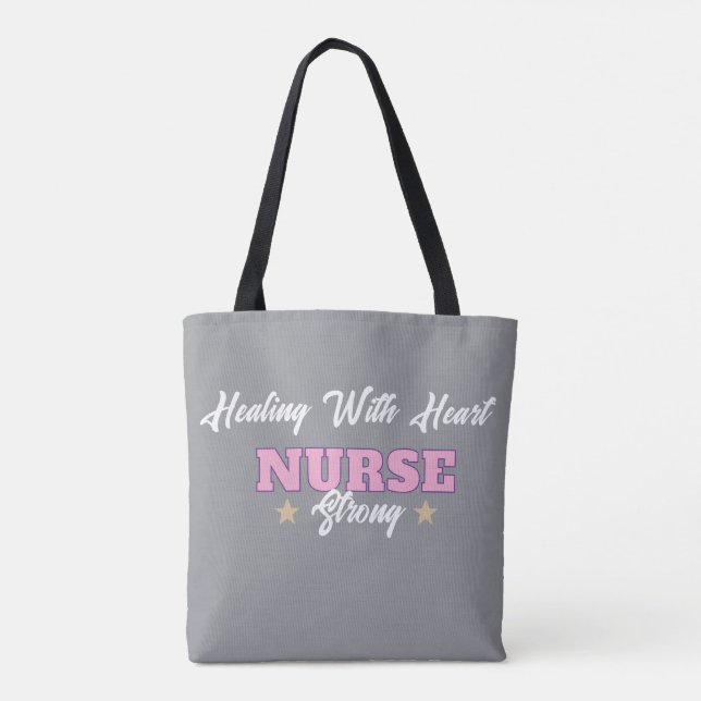 Tote Bag infirmière forte (Dos)