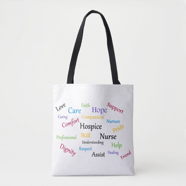Tote Bag Infirmière Fourre-tout d'hospice (Devant)