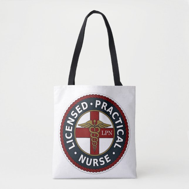 Tote Bag Infirmière LPN (Devant)