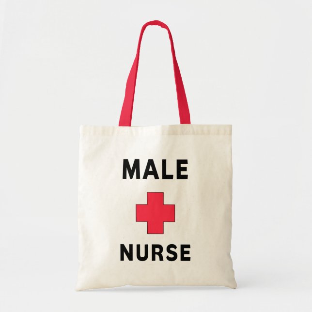 Tote Bag Infirmière masculine (Devant)