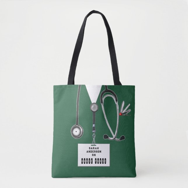 Tote Bag Infirmière personnalisée (Devant)