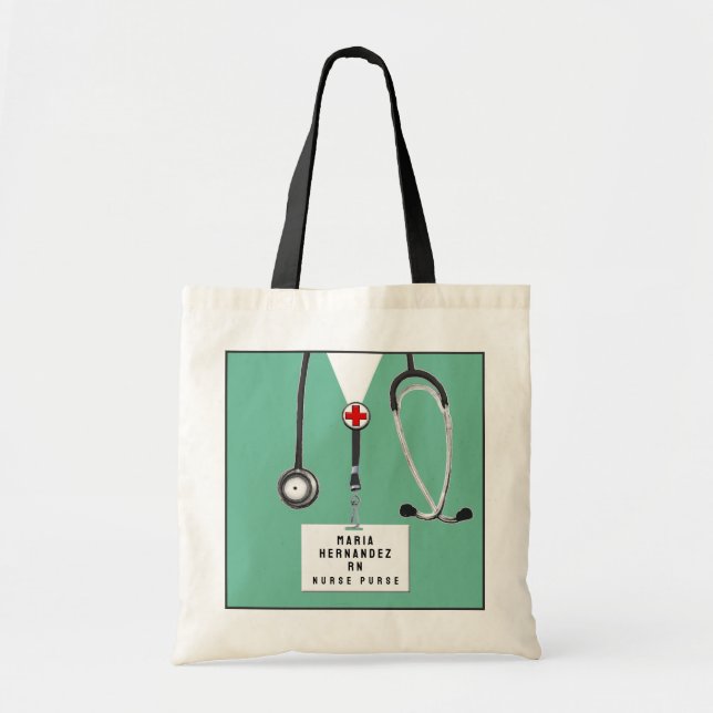 Tote Bag Infirmière personnalisée (Devant)