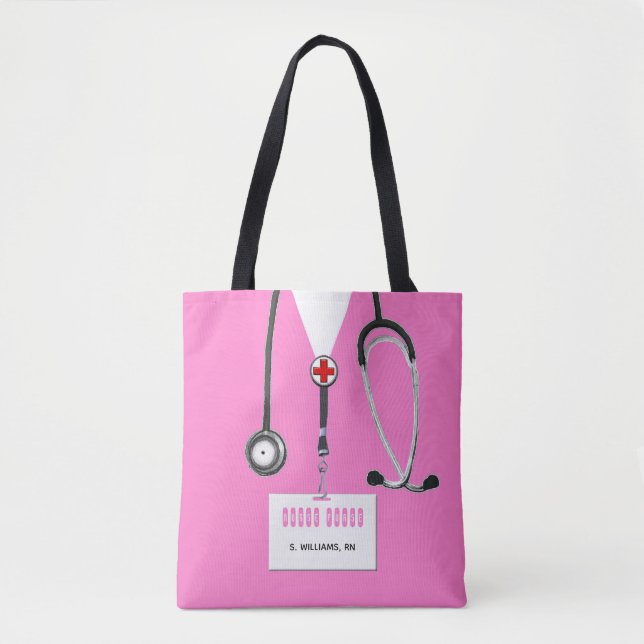 Tote Bag Infirmière personnalisée (Devant)