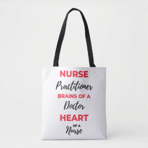 Tote Bag Infirmière Praticien Cerveau D'Un Coeur Médecin 2