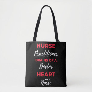 Tote Bag Infirmière Praticien Cerveau D'Un Docteur Coeur