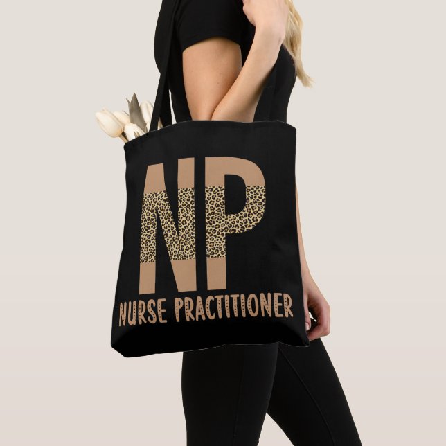 Tote Bag Infirmière Praticien NP appréciation infirmière gu (De près)