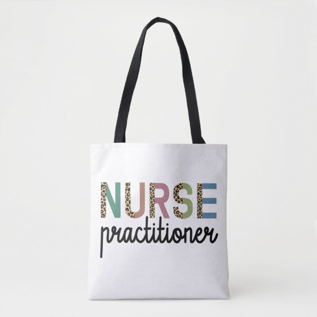 Tote Bag Infirmière Praticien NP cadeaux d'appréciation (Devant)