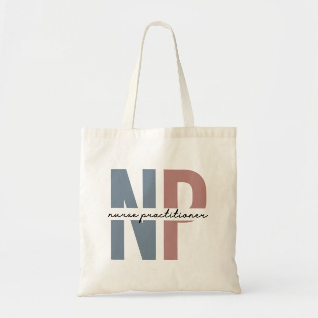 Tote Bag Infirmière Praticien NP cadeaux d'appréciation (Devant)