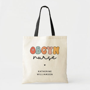 Tote Bag Infirmière Retro OBGYN personnalisée