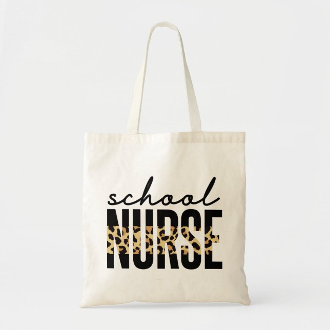 Tote Bag infirmière scolaire | Cadeaux d'appréciation de l' (Devant)