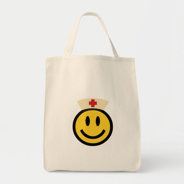 Tote Bag Infirmière Sourire (Devant)