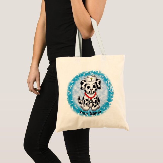 Tote Bag Infirmière toutou  (Devant (produit))