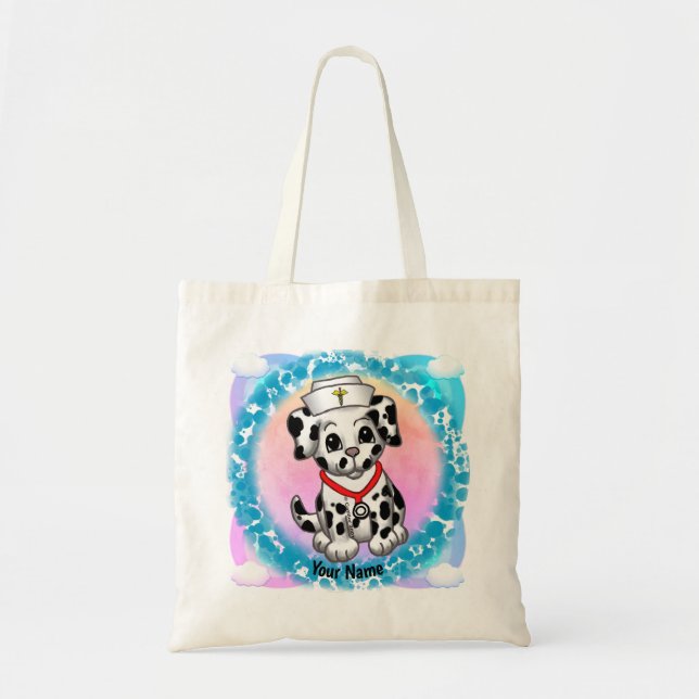 Tote Bag Infirmière Toutou (Devant)