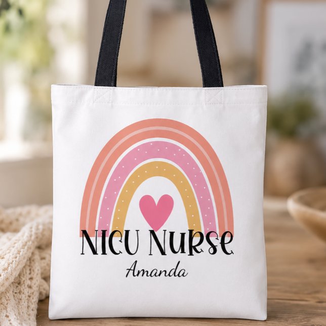 Tote Bag Infirmière USIN personnalisée (Personalized NICU Nurse Tote)