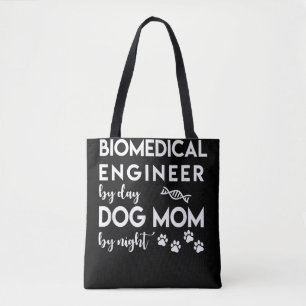 Tote Bag Ingénieur biomédical Chien Maman Amoureux des chie