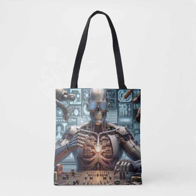Tote Bag Ingénieur roboticien (Devant)