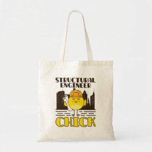 Tote Bag Ingénieur structurel Chick Ingénieur civil