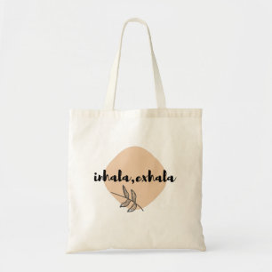 Tote Bag Inhala Exhala T-Shirt Yoga Gift Motivation