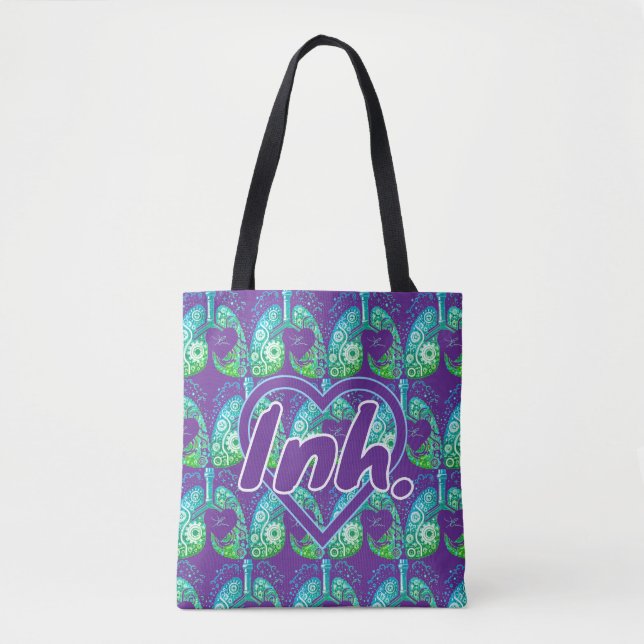 Tote Bag Inhalo de coeur (Devant)
