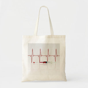 Tote Bag Injection au coeur rouge