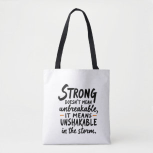 Tote Bag Insecable dans la tempête