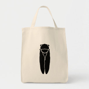 Tote Bag Insecte noir de cigale