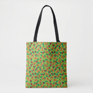 Tote Bag Insectes colorées, papillons et coccinelles