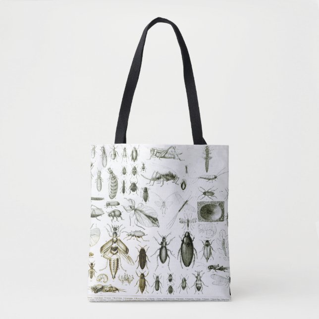 Tote Bag Insectes d'entomologie (Devant)