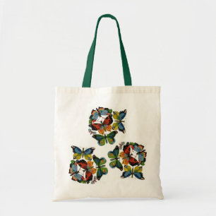 Tote Bag Insectes ou bugs vintage, beaux papillons
