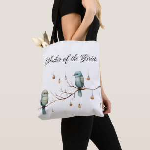 Tote Bag Inséparables rustiques de bois Mariage romantique