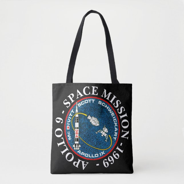 Tote Bag Insigne Apollo 9 Space Mission 1969 (Devant)