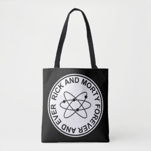 Tote Bag Insigne atomique Rick et Morty pour toujours et ja