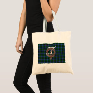 Tote Bag Insigne de clan d'armes Tartan Fourre-tout