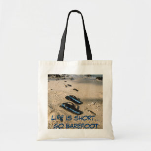 Tote Bag Inspiration aux pieds nus de plage