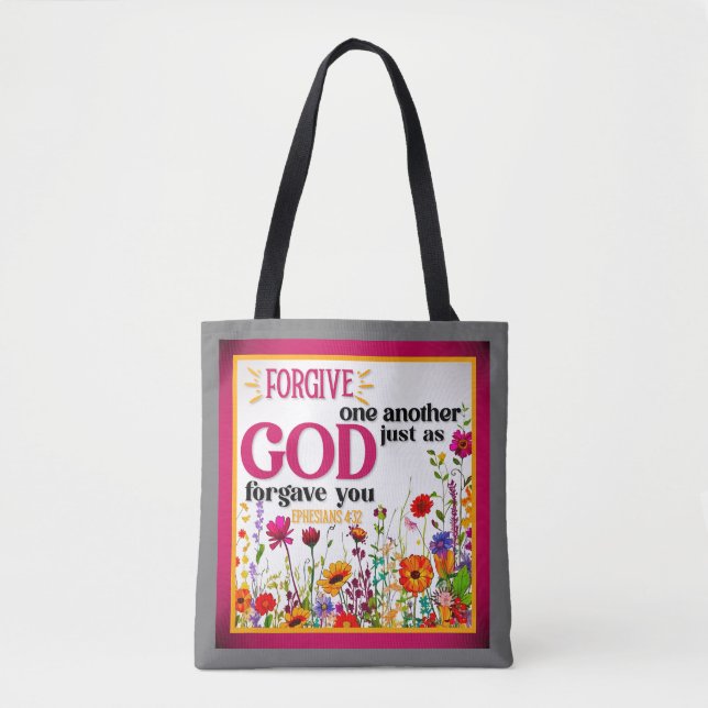 Tote Bag Inspiration florale rétrospective (Devant)