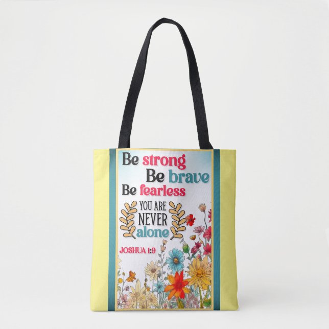 Tote Bag Inspiration florale rétrospective (Devant)