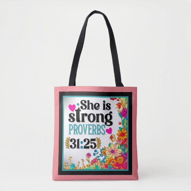 Tote Bag Inspiration florale rétrospective (Devant)